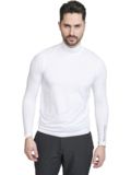 Backtee First Skin Turtle Neck Mock Unterzieher weiß
