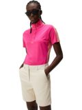 J.Lindeberg Pip Halbarm Polo pink