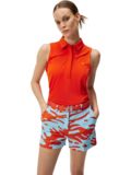 J.Lindeberg Dena Sleeveless Top ohne Arm Polo orange