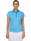 Callaway CHEV GEO Halbarm Polo blau