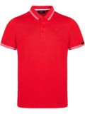 Daniel Springs Funktions Halbarm Polo rot