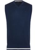 Daniel Springs basic slipover Pullunder Strick navy