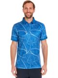 Daniel Springs repeated print polo Halbarm Polo royal