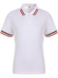Valiente Funktions Pique Halbarm Polo weiß