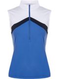 Valiente Colourblock Stehkragen ohne Arm Polo royal