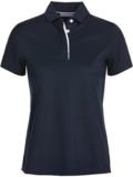 Valiente Rueckenfalte Halbarm Polo navy