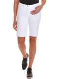 Valiente ROSE Nylon-Stretch Bermuda Hose weiß