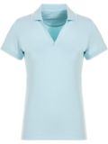 Peter Millar BETTY SHORT SLEEVE DROP V Halbarm Polo türkis