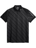 J.Lindeberg Tour Tech Reg Fit Print Halbarm Polo schwarz