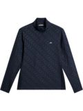 J.Lindeberg Luke Deboss Stretch Midlayer navy