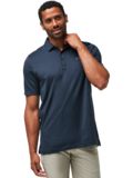TravisMathew THE ZINNA Halbarm Polo blau