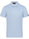 Daniel Springs 2-Tone Pique Halbarm Polo blau