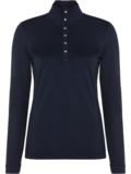 Valiente Stehkragen mit Knöpfen Thermo Unterzieher navy