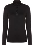 Valiente Stehkragen mit Knöpfen Thermo Unterzieher schwarz