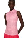 J.Lindeberg Dena Print Sleeveless Top ohne Arm Polo pink