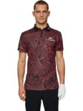 J.Lindeberg KV Tour Golf Halbarm Polo bordeaux