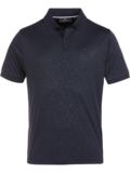 Daniel Springs Superlight Embossed Halbarm Polo schwarz