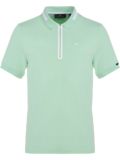 Daniel Springs Funktions Pique Halbarm Polo hellgrün