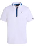 Daniel Springs Funktions Pique Halbarm Polo weiß