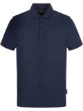 Daniel Springs Nylon pique half-sleeve polo navy
