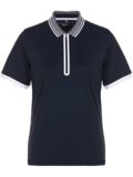 Valiente Funktions Pique Halbarm Polo navy