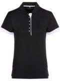 Valiente Funktions Halbarm Polo schwarz