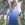 Valiente Druck Halbarm Polo blau Valiente Druck Halbarm Polo blau