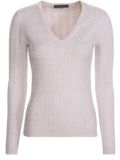 Valiente Zopf Pullover Strick beige