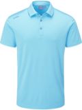Ping Lindum half-sleeve polo turquoise