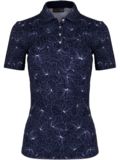 Kjus Enya Printed Halbarm Polo navy