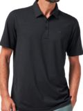TravisMathew The Heater Halbarm Polo schwarz