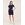 Chervo JLETTE Halbarm Kleid navy Chervo JLETTE Halbarm Kleid navy
