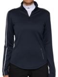 J.Lindeberg Nefe Quarter Zip Stretch Midlayer navy