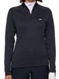 J.Lindeberg Steffi Quarter Zip Stretch Midlayer navy