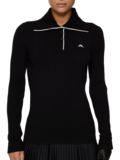 J.Lindeberg Leonie Knitted Shirt Turtleneck Knit black