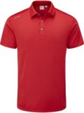 Ping Lindum half-sleeve polo red