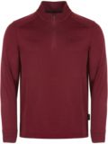 Daniel Springs 1/2 Zip Stretch Thermo Midlayer bordeaux