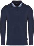 Daniel Springs Thermo Langarm Polo navy