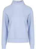 Valiente Nylon Jaquard Mock Neck Thermo Unterzieher hellblau