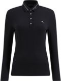 Chervo ACUME Langarm Polo schwarz