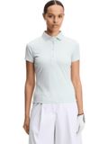 J.Lindeberg Tour Tech Halbarm Polo hellblau