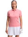 J.Lindeberg Tour Tech half sleeve polo pink