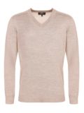 Daniel Springs Merino Extrafein Pullover Strick beige
