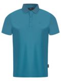 Daniel Springs Nylon Pique Halbarm Polo petrol