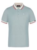 Daniel Springs 2-Tone Pique Halbarm Polo grün