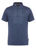 Daniel Springs Melange Funktions Halbarm Polo navy