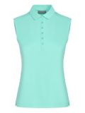 Valiente Funktions Pique ohne Arm Polo türkis
