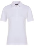 Valiente Funktions Pique Halbarm Polo weiß