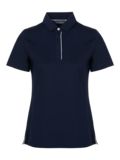 Valiente Rueckenfalte Halbarm Polo navy