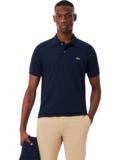Lacoste SHORT SLEEVED RIBBED COLLAR SHIRT half-sleeved polo navy